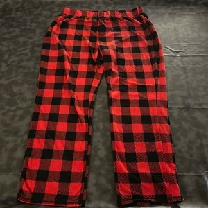 Target Red Black Pajama Pants - Size XL